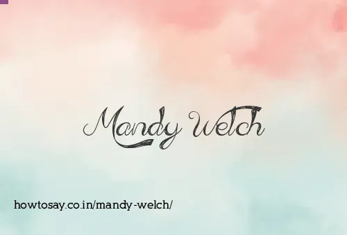 Mandy Welch