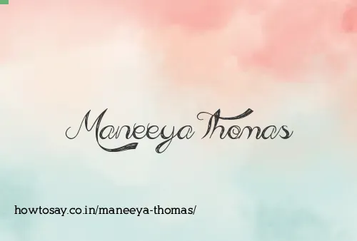 Maneeya Thomas