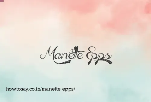 Manette Epps