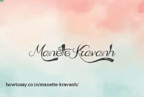 Manette Kravanh