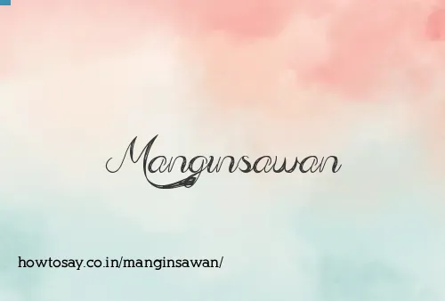 Manginsawan