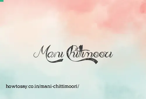 Mani Chittimoori
