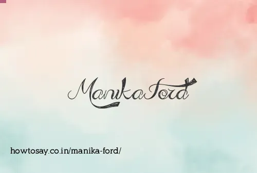 Manika Ford