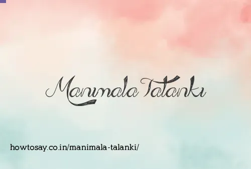 Manimala Talanki