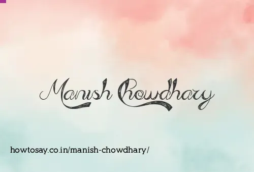 Manish Chowdhary
