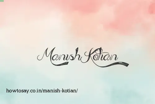 Manish Kotian