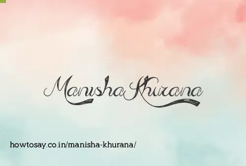 Manisha Khurana