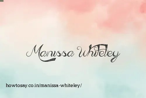 Manissa Whiteley