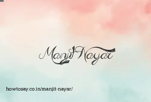 Manjit Nayar