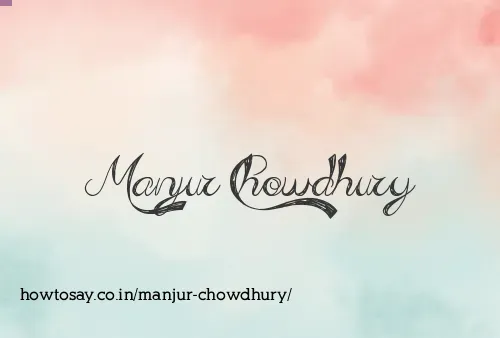 Manjur Chowdhury