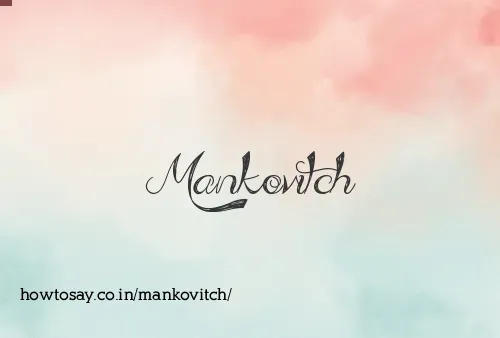 Mankovitch
