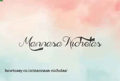 Mannasa Nicholas