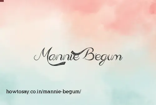 Mannie Begum
