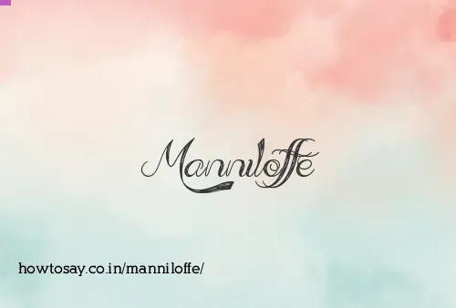 Manniloffe