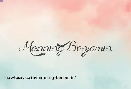Manning Benjamin