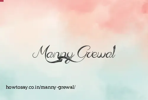 Manny Grewal