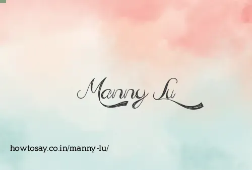 Manny Lu