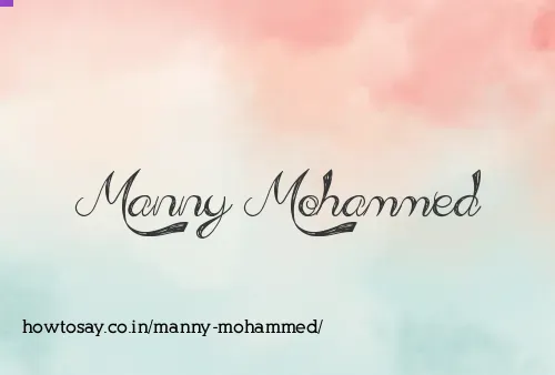 Manny Mohammed