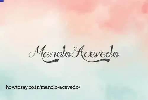 Manolo Acevedo