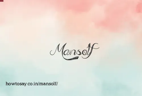 Mansolf