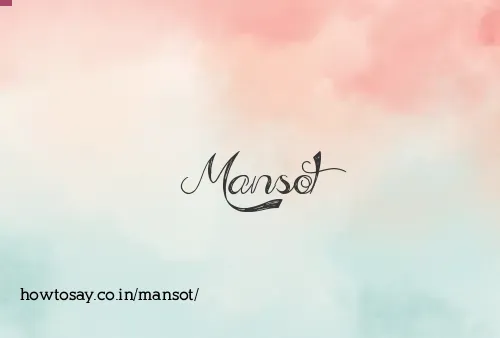 Mansot