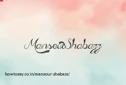 Mansour Shabazz