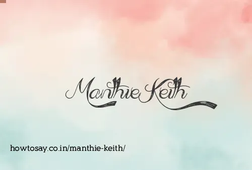 Manthie Keith