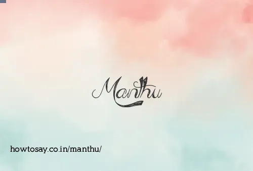 Manthu