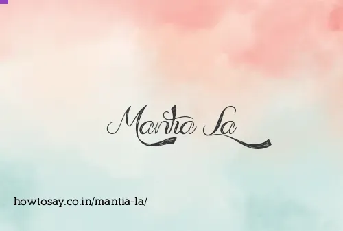 Mantia La
