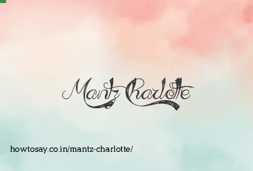 Mantz Charlotte
