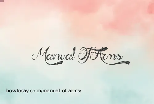 Manual Of Arms