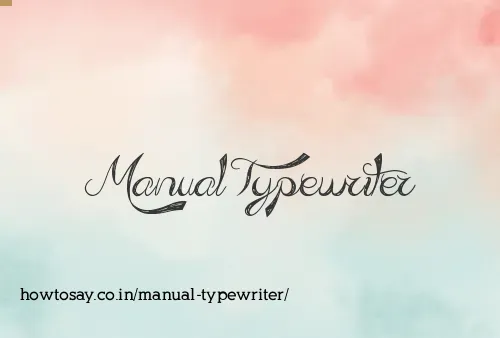 Manual Typewriter