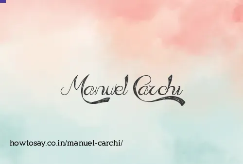 Manuel Carchi