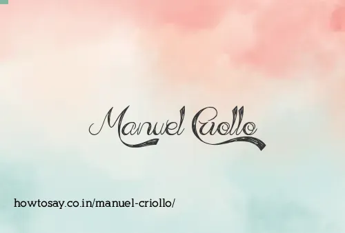 Manuel Criollo