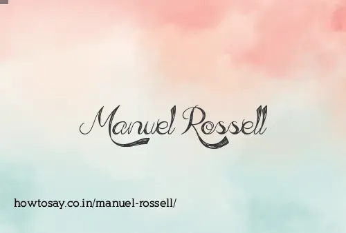 Manuel Rossell