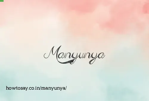 Manyunya