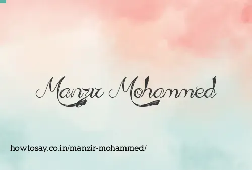 Manzir Mohammed