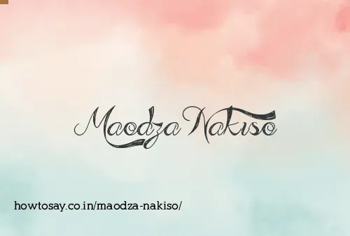 Maodza Nakiso