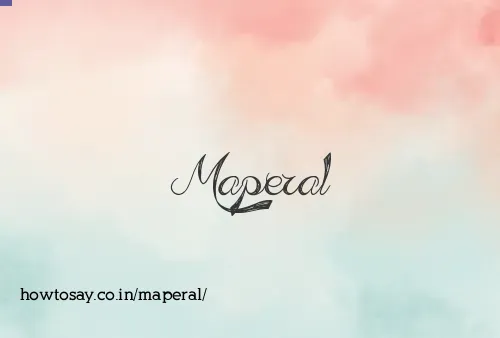 Maperal