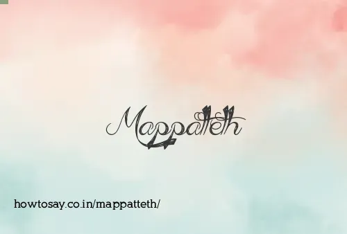 Mappatteth