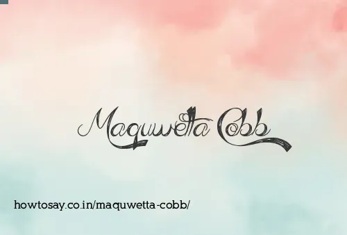 Maquwetta Cobb