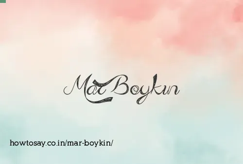 Mar Boykin