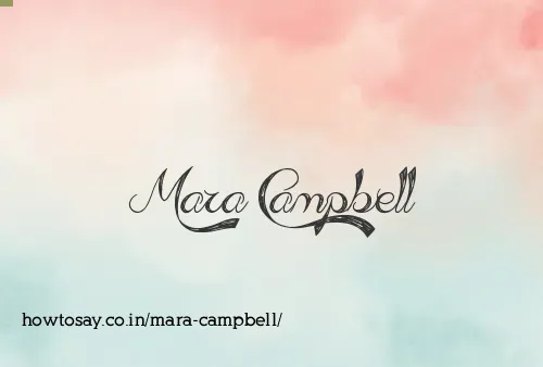 Mara Campbell