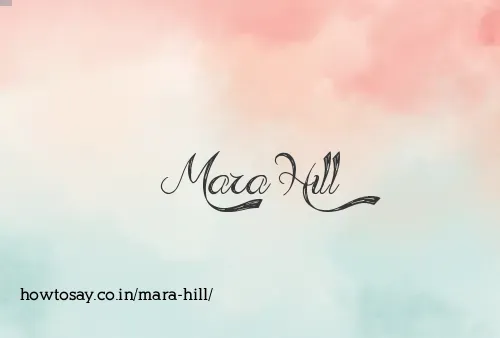 Mara Hill