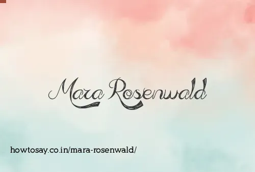 Mara Rosenwald