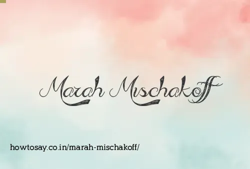 Marah Mischakoff