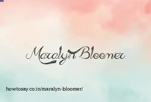 Maralyn Bloomer