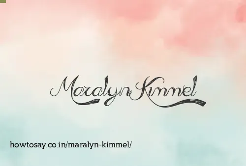 Maralyn Kimmel