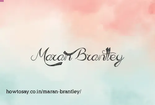 Maran Brantley