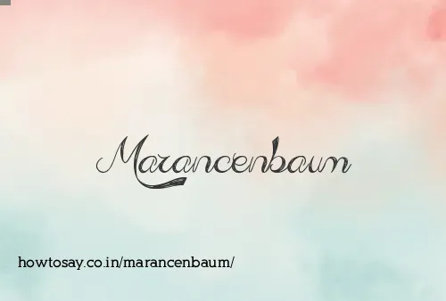 Marancenbaum